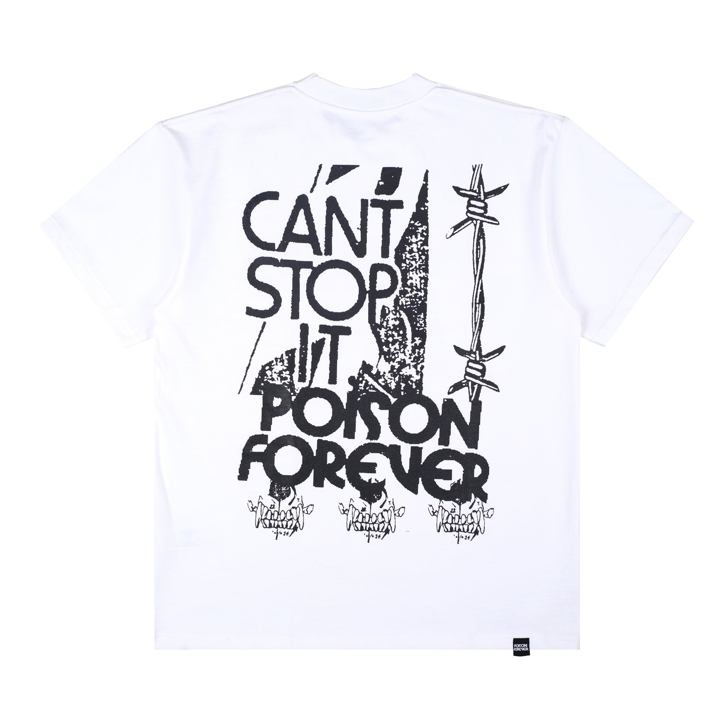 CANT STOP IT TEE WHITE