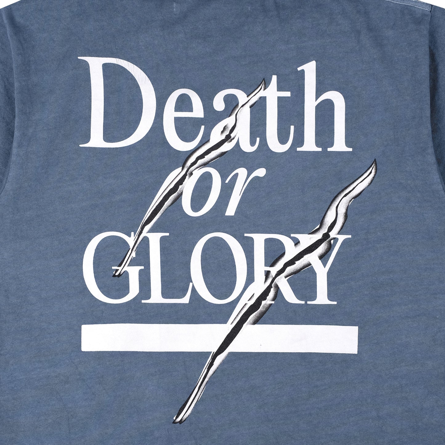 DEATH OR GLORY OVERDYED TEE BLUE