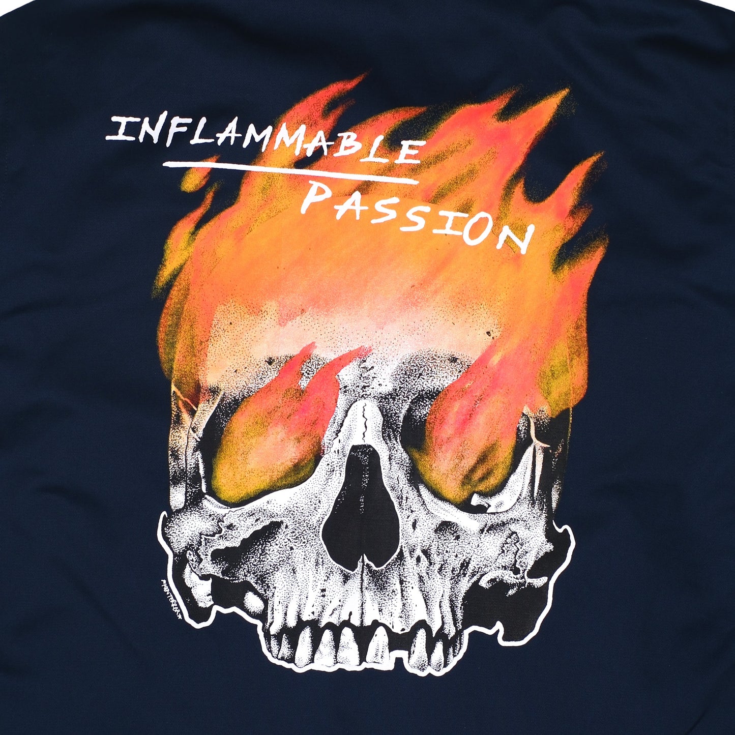 INFLAMMABLE COACH JACKET NAVY