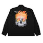 INFLAMMABLE COACH JACKET BLACK
