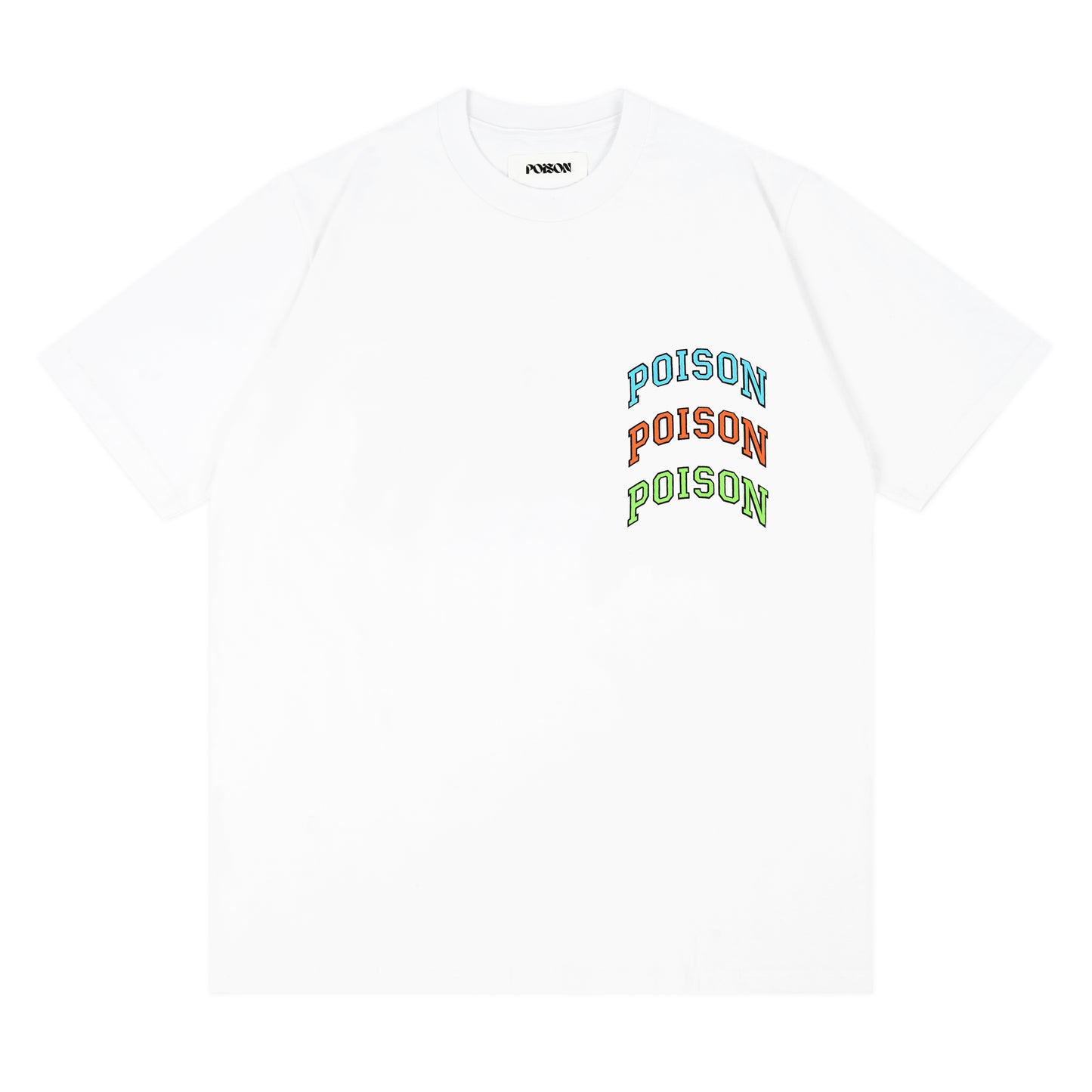 TRICOLOR TEE WHITE